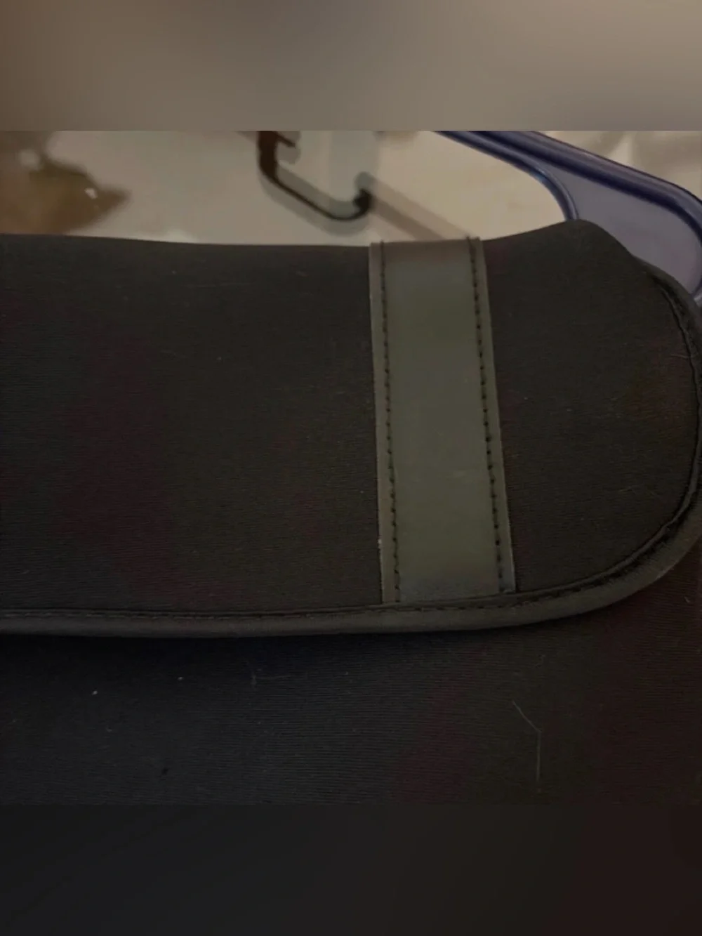 Black Tablet Sleeve with Strap Accent